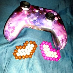 Kandi bead hearts
